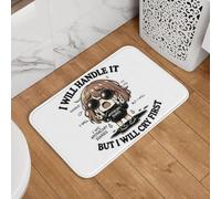 YQZQJEXW Je Vais m'en occuper mais Je pleurerai d'abord T-Shirt Maomao Apothecary Diaries Paillassons élégants Tapis de Bain Tapis de Football