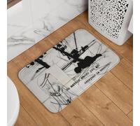 YQZQJEXW Lain Anime Serial Experiments Paillassons élégants Tapis de Bain Tapis Oreiller