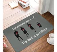 YQZQJEXW Paillasson antidérapant Monty Python « Development of Tis But A Scratch » pour Cuisine entrée Salle de Bain