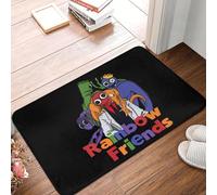 YQZQJEXW Paillasson Rainbow Friends Tapis de Sol Tapis de Porte de Salle de Bain Super Doux et Absorbant Tapis d'entrée de Porte