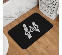 YQZQJEXW Paillassons élégants avec Logo Jurassic Ingen Tapis de Bain Tapis de Plage