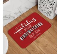 YQZQJEXW Paillassons élégants pour la Saison des Films de Noël et des Vacances Tapis de Bain Tapis de Bain mathématiques