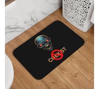 YQZQJEXW Pas de Coexistence Extraterrestre Effrayant Paillassons élégants Tapis de Bain Tapis de Bain Mathématiques