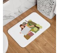 YQZQJEXW Tapis de Bain élégants du Film Moonrise Kingdom Tapis de Bain ...