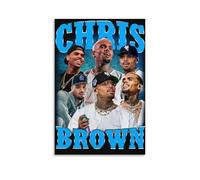 YRAEYWAER Poster de Chris Brown (1) - Décoration murale moderne pour salon, chambre à coucher, salon - 30 x 45 cm - Sans cadre