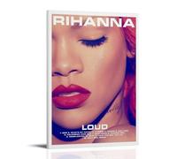 YRAEYWAER Rihanna Loud Poster mural décoratif moderne avec cadre pour salon, chambre à coucher, chambre à coucher, salon - 40 x 60 cm