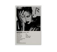 YRAEYWAER Rihanna Rated R - Poster décoratif mural moderne pour salon, chambre à coucher, salon - 30 x 45 cm - Sans cadre