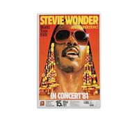 YRAEYWAER Stevie Wonder Hotter Than July Poster décoratif moderne pour salon, chambre à coucher, salon - 40 x 60 cm - Sans cadre