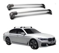 YRCTHEK 2 Pièces Barres de Toit Transversales Barre Transversale Verrouillable en Aluminium Compatible avec BMW 7 Series G11 4 Door Sedan 2015-2020