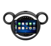 YRCTHEK Android 14 pour DE Voiture Multimédia GPS Autoradio sans Fil Voiture Caméra Arrière 1080P 9'',Écran Tactile, Navigation GPS, Radio Bluetooth pour BMW Mini 2006-2013