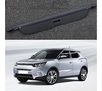YRCTHEK pour SsangYong Tivolan Tivoli 2015-2019 Auto Étagère Arrière Rétractable de Coffre Coffre de Arrière Panneau de Bouclier de Sécurité,Housse Colis Cargo Coque Couvre-Bagage