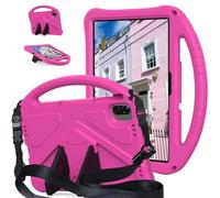 YRDUKJFDJ for Honor Pad X8b 11.0 inch（2026 Case Lightweight EVA Tablet Cover with Adjustable Strap, Shockproof Handle & Kickstand Portable Protective Shell(Rose Red)