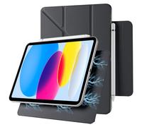 YRDUKJFDJ for iPad Air 13 inch M3 2025/ M2 2024 Case,Magnetic Attachment Slim Trifold Cas Auto Wake/Sleep,Multi-Viewing Angles,Slim Light Shell Cover(Svart)