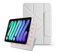 YRDUKJFDJ for iPad Mini (7th Generation) A17 Pr 8.3-inch,Magnetic Attachment Slim Trifold Cas Auto Wake/Sleep,Multi-Viewing Angles,Slim Light Shell Cover(Szary)