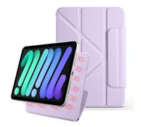 YRDUKJFDJ for iPad Mini (7th Generation) A17 Pr 8.3-inch,Magnetic Attachment Slim Trifold Cas Auto Wake/Sleep,Multi-Viewing Angles,Slim Light Shell Cover(Mor)