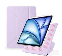 YRDUKJFDJ for iPad Pro 11"(2022/2021/2020),Magnetic Attachment Slim Trifold Cas Auto Wake/Sleep,Multi-Viewing Angles,Slim Light Shell Cover(Mor)