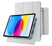 YRDUKJFDJ for iPad Pro 12.9 inch 2021 Case,Magnetic Attachment Slim Trifold Cas Auto Wake/Sleep,Multi-Viewing Angles,Slim Light Shell Cover for iPad Pro 12.9 inch (2021(Szary)