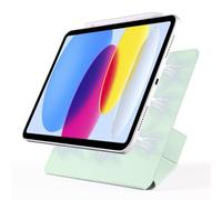 YRDUKJFDJ for iPad Pro 12.9 inch 2021 Case,Magnetic Attachment Slim Trifold Cas Auto Wake/Sleep,Multi-Viewing Angles,Slim Light Shell Cover for iPad Pro 12.9 inch (2021(Ye?il)