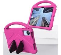 YRDUKJFDJ Sac pour Tablette PC, étui Compatible avec DOOGEE U11/U11 11 Pouces 2025, étui de Protection léger en EVA avec Sangle réglable, poignée Antichoc et béquille for Enfants(Rose Red)