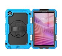 YRDUKJFDJ Sac pour Tablette PC, étui for Lenovo Tab One 8.7 inch Case K9 TB305FU with Screen Protector, Shockproof Rugged Case 360° Rotating Hand Strap/Stand for Lenovo Tab One 8.7 inch(Light Blue)