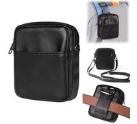 YRDUKJFDJ Support pour Smartphone Étui de téléphone avec Clip Ceinture for Galaxy Z Flip 7/7 FE/6/5/4/3/2, Mini Sac bandoulière for Moto Razr 60/50/40 Ultra Étui de téléphone(Svart)