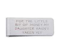 Yreamont Pince à billets pour papa, père de la mariée, cadeau amusant de la part de sa fille, cadeau fantaisie pour la fête des pères, pour homme, papa, cadeau pour papa, père, small