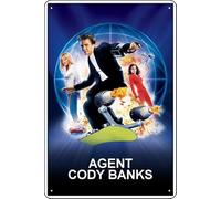 YRENBIYYONZ Agent Cody Banks (2003) Plaque en métal vintage rétro 20,3 x 30,5 cm