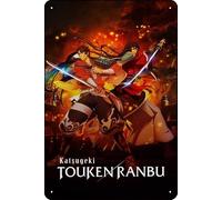 YRENBIYYONZ Katsugeki : Touken Ranbu (2017) Show Plaque en métal 20,3 x 30,5 cm Décoration murale rétro vintage