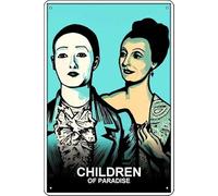 YRENBIYYONZ Plaque en métal « Children of Paradise » (1945) - 20,3 x 30,5 cm - Décoration murale rétro vintage