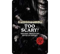 YRENBIYYONZ Senritsu Kaiki File Kowasugi! The Most Terrifying Movie in History (2014) Plaque en métal 20,3 x 30,5 cm Décoration murale vintage rétro
