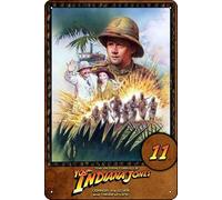 YRENBIYYONZ The Adventures of Young Indiana Jones : Oganga, The Giver and Taker of Life (1999) - Plaque en métal - 20,3 x 30,5 cm - Décoration murale rétro vintage