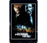 YRENBIYYONZ The Taking of Pelham 1 2 3 (2009) Plaque en métal 20,3 x 30,5 cm Décoration murale vintage rétro