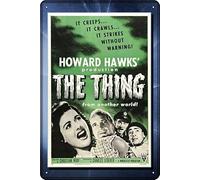 YRENBIYYONZ The Thing from Another World (1951) Plaque en métal 20,3 x 30,5 cm Décoration murale rétro vintage