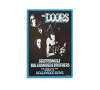 YRGGYRC Poster The Doors - Art mural esthétique sur toile - Poster décoratif vintage pour salon, chambre à coucher - 50 x 75 cm - Style sans cadre