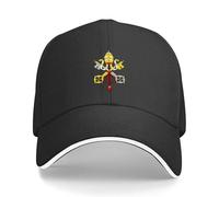 YRGSJK Casquette de Baseball Classique Drapeau de la Cité du Vatican thé personnalisé Tenue de Golf Masculine Cadeaux féminins pour Le Camping en Plein air randonnée