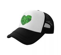 YRGSJK Casquette de Baseball en Maille Classique cœur Vert Bio sauver la planète pêche Soleil Enfants Baseball pour Hommes Cadeaux féminins pour Le Camping en Plein air randonnée