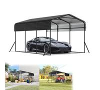 YRHome Abri de voiture en métal extra large - Robuste - Pour extérieur, bateau, garage, camping, 450 x 300 x 250 cm - Résistant aux UV - Résistant à l'hiver - Pour voitures, bateaux, saule