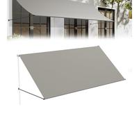 YRHome Auvent rétractable 300 x 145 cm - Store de balcon et protection solaire pour terrasse/jardin - Résistant aux intempéries avec protection UV avec accessoires de montage - Idéal pour fenêtre et