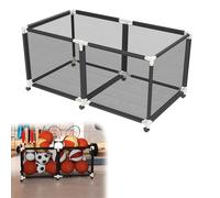 YRHome Boîte de rangement de 900 l avec roulettes - Grand coffre à jouets pour ballons, vêtements et livres | Chariot de rangement mobile pour chambre d'enfant, chambre à coucher et jardin | Coffre de