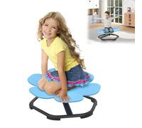 YRHome Carrousel autisme - Chaise pivotante pour enfant - Jouet sensoriel à capteur d'autisme - Siège pivotant à 360° - Balançoire d'équilibre - Chaise pour coordination physique et équilibre - Bleu