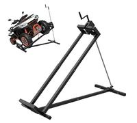 YRHome Cric de tracteur à gazon noir 400 kg - Dispositif de levage - Pont élévateur - Tondeuse autoportée - Angle d'inclinaison réglable à 45° - Aide au nettoyage - Pour tracteur de tondeuse, tracteur