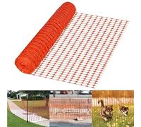 YRHome Filet de Sécurité en Maille Plastique, Clôture de Chantier, Filet d'avertissement pour Chien , Filet de Protection pour Jardin, Clôtures Résistant aux Intempérie pour Élevage Volaille - 30 m