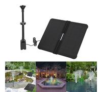 YRHome Fontaine solaire 20 W - Pompe solaire à monter soi-même - Dernière mise à jour - Pompe à eau pliante - Pour bassin de jardin - Panneau solaire - Avec support réglable