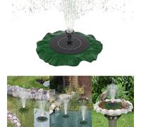 YRHome Fontaine solaire Lotus 1,4 W - Pompe à eau de jardin - Panneau solaire flottant - Pompe pour bain d'oiseaux, jardin, réservoir à poissons, piscine, petit étang