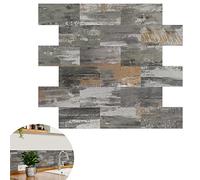 YRHome Lot de 10 feuilles de stickers 3D pour carrelage PVC autocollants muraux 34 x 29 cm auto-adhésifs feuille de vinyle pour carrelage décoration de carrelage imperméable stickers pour carrelage