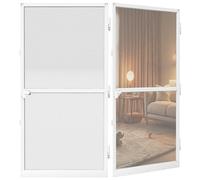 YRHome Moustiquaire pour porte jusqu'à maximum 120 x 240 cm, avec cadre en aluminium, kit à monter soi-même, avec tissu en fibre de verre