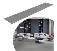 YRHome Revêtement de sol en PVC 2,5m² en gris - Carreaux auto-adhésifs en vinyle avec système de clic effet bois - Revêtement de sol pour chauffage par le sol - 18 dalles - 91,44 cm x 15,24 cm x 2 mm