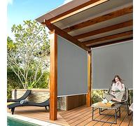 YRHome Store Vertical - Extensible - Protection Solaire - pour Balcon - Protection Solaire - Protection Solaire - Protection Contre Les Regards indiscrets 180 x 240 cm - Gris