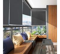 YRHome Store Vertical - Extensible - Protection Solaire - pour Balcon - Protection Solaire - Protection Solaire - Protection Contre Les Regards indiscrets 140 x 140 cm - Anthracite