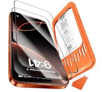 Yriklso Lot de 2 protections d'écran pour iPhone 17 Pro, de qualité militaire, incassable, boîte sans bulles, verre trempé HD 9H+, résistant aux rayures et aux taches pour iPhone 17 Pro de 6,3"